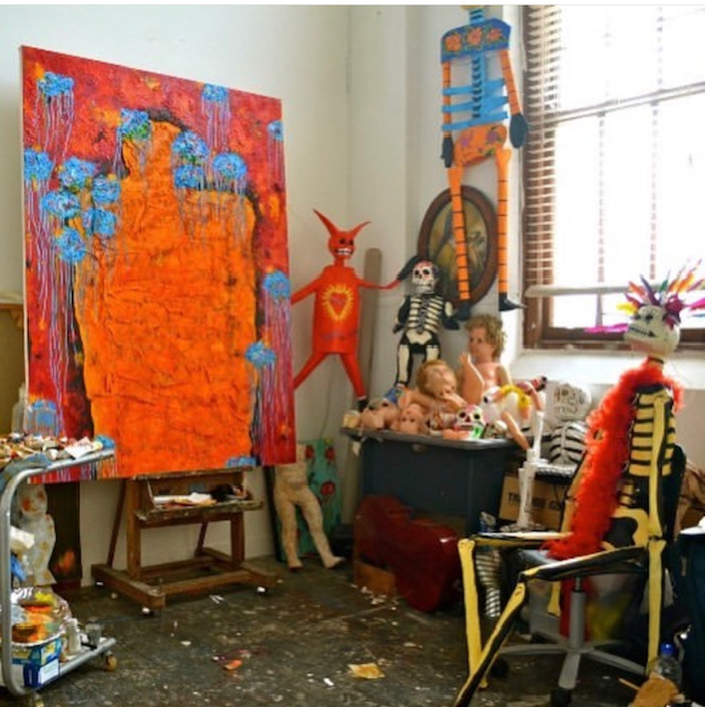 Picture of Sergio's art studio